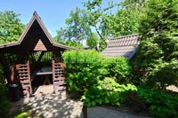 Обогреваемая изба, беседки У Фонтана