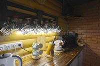 Беседка в бане Береста