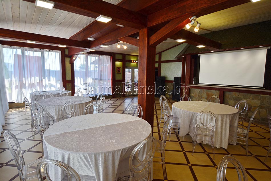 Коттедж с баней На Красивой - банкетный зал