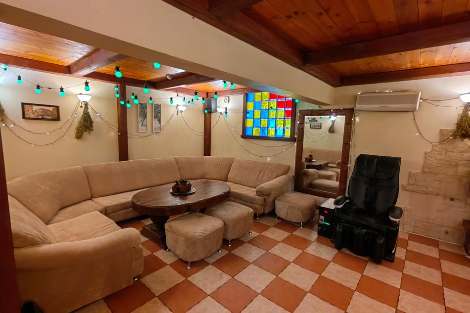 Сауна Лазурный берег - комната отдыдах