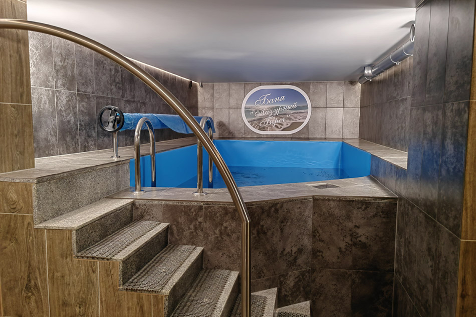Сауна Лазурный берег - бассейн