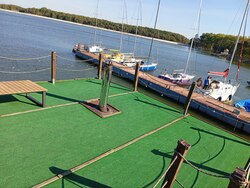 Плавучий домик с парной