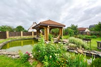 Беседка с баней Приморье