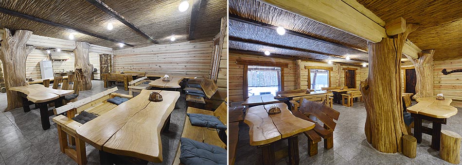 Беседка-банкетный зал Крыжовка - БОР банкетный зал