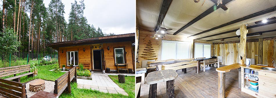 Беседка-банкетный зал Крыжовка - БОР банкетный зал