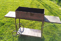 Беседка в банном домике Вяча