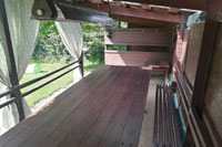 Беседка в банном домике Вяча