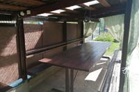 Беседка в банном домике Вяча